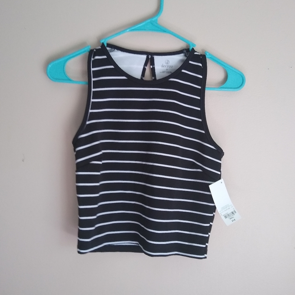 NWT Decree Sleeveless Crop Top